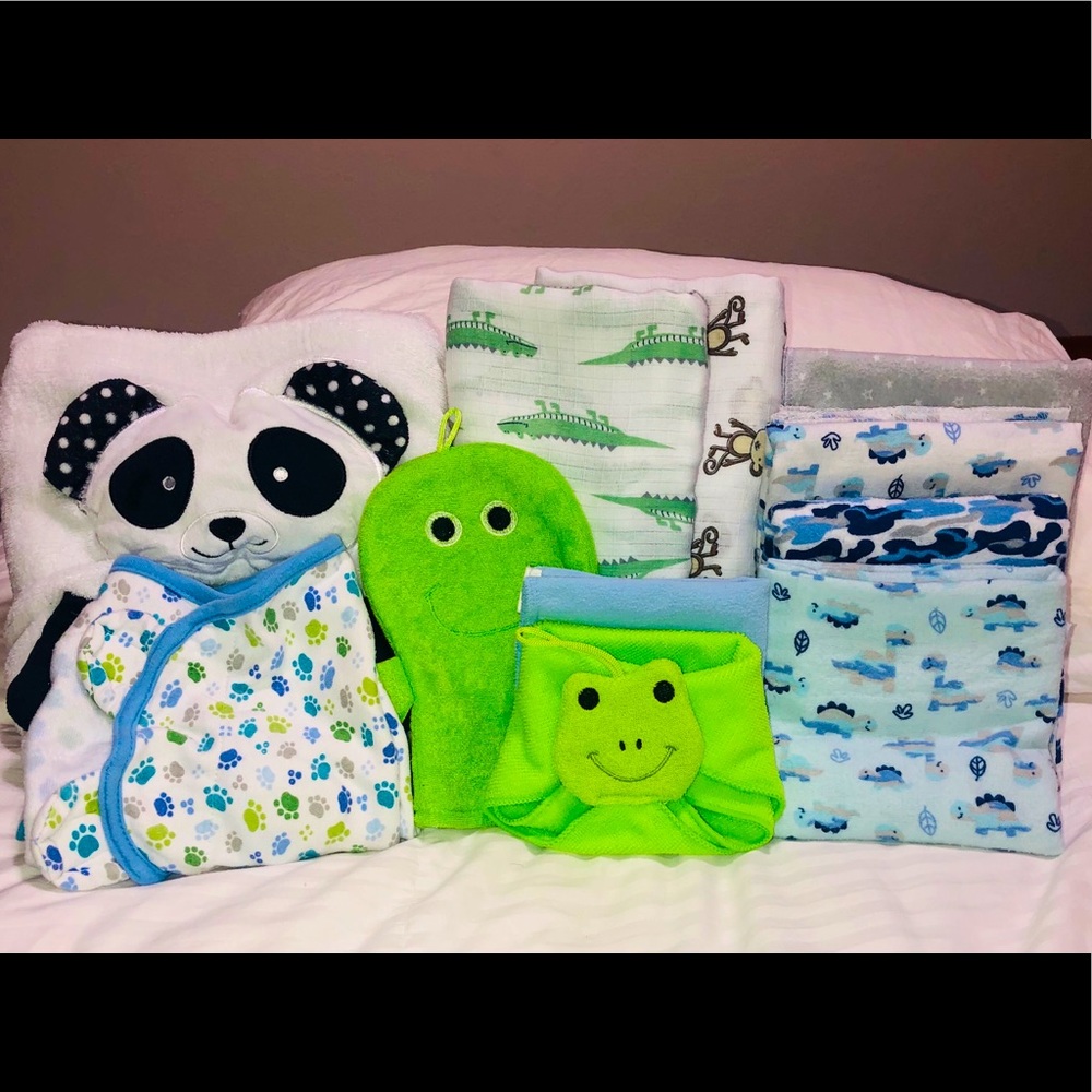 Baby Bedding and Bath Bundle